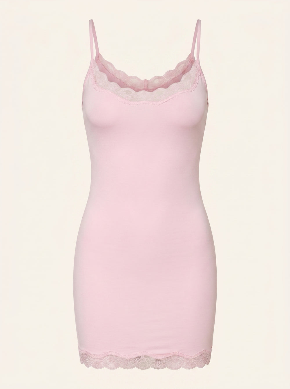 Floral Cotton Nightgown with Lace Trim