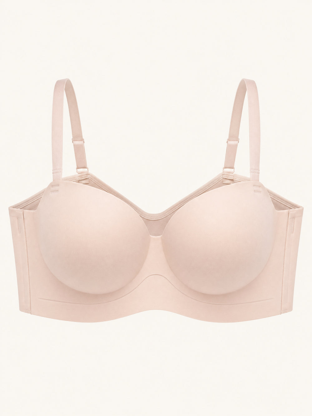 Wireless Seamless Strapless Bra with Smooth Finish